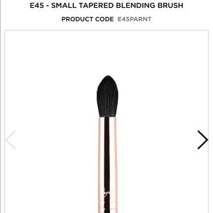 NWOT Sigma e45 blending brush (rose gold ferrule)