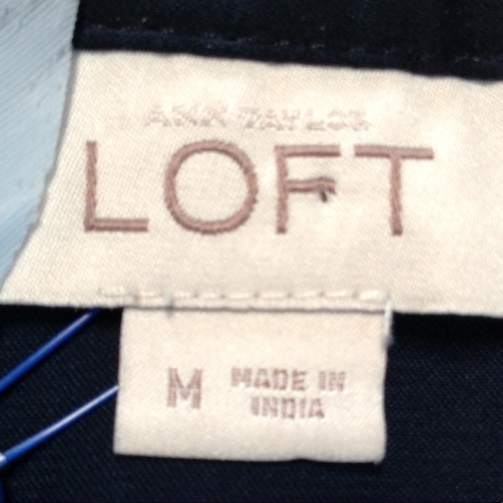 Loft Polyester Sleeveless Button Front Blouse - image 6