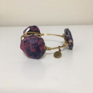 Bourbon and boweties purple bracelet