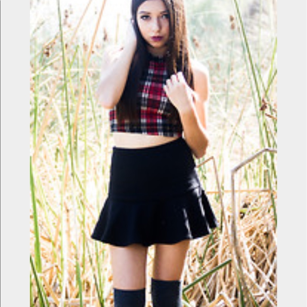 LF Millau Flounce Mini Skirt