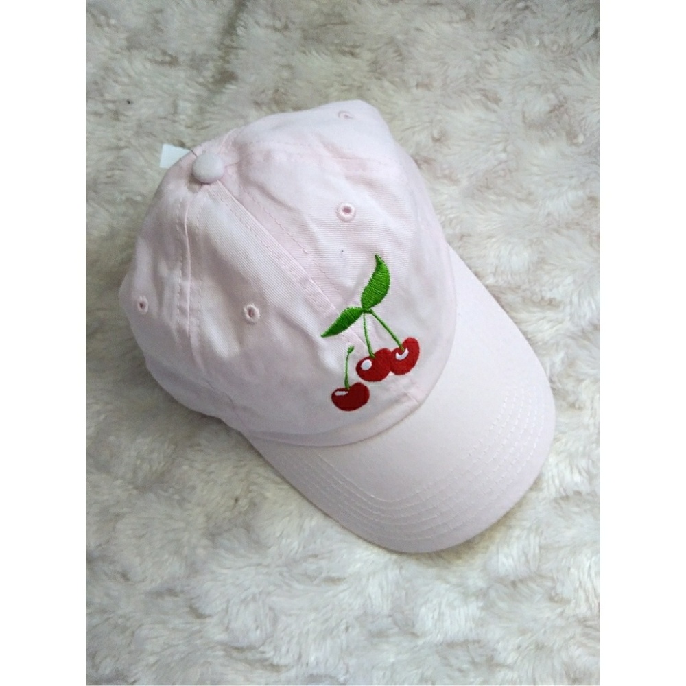 Light pink "cherry lovers"  hat
