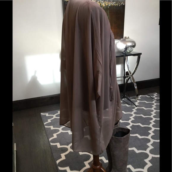 Firm Sale!🔥🔥Free People Drape Poncho - Picture 5 of 8