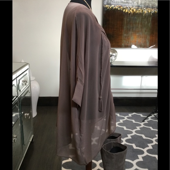 Firm Sale!🔥🔥Free People Drape Poncho - Picture 6 of 8