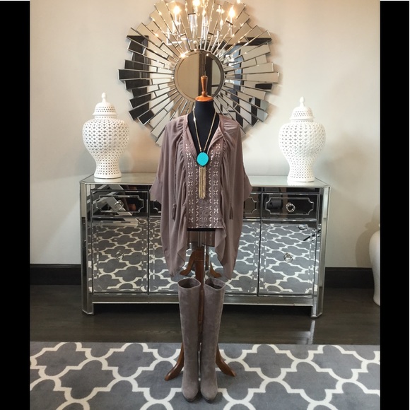 Firm Sale!🔥🔥Free People Drape Poncho - Picture 8 of 8