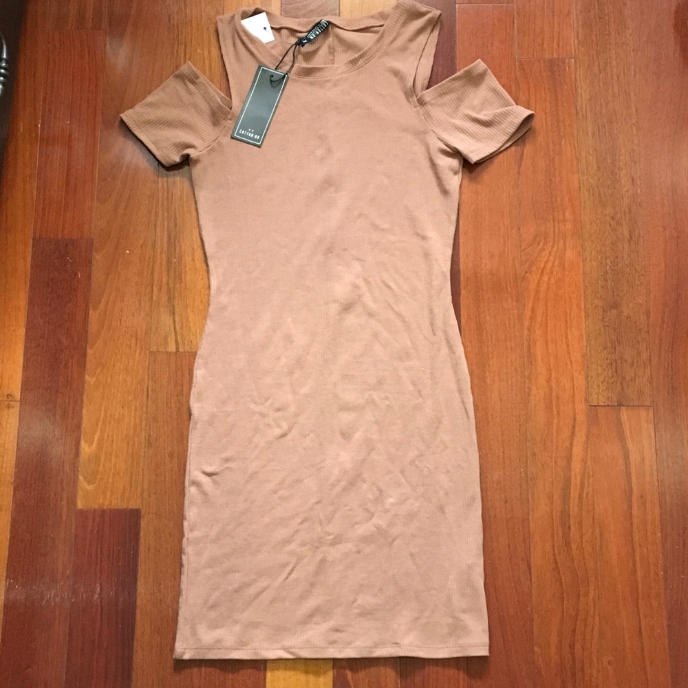 Tan Bodycon Dress
