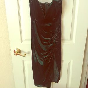 NWT JLuxLabel Green Envy Velvet Dress Size Small