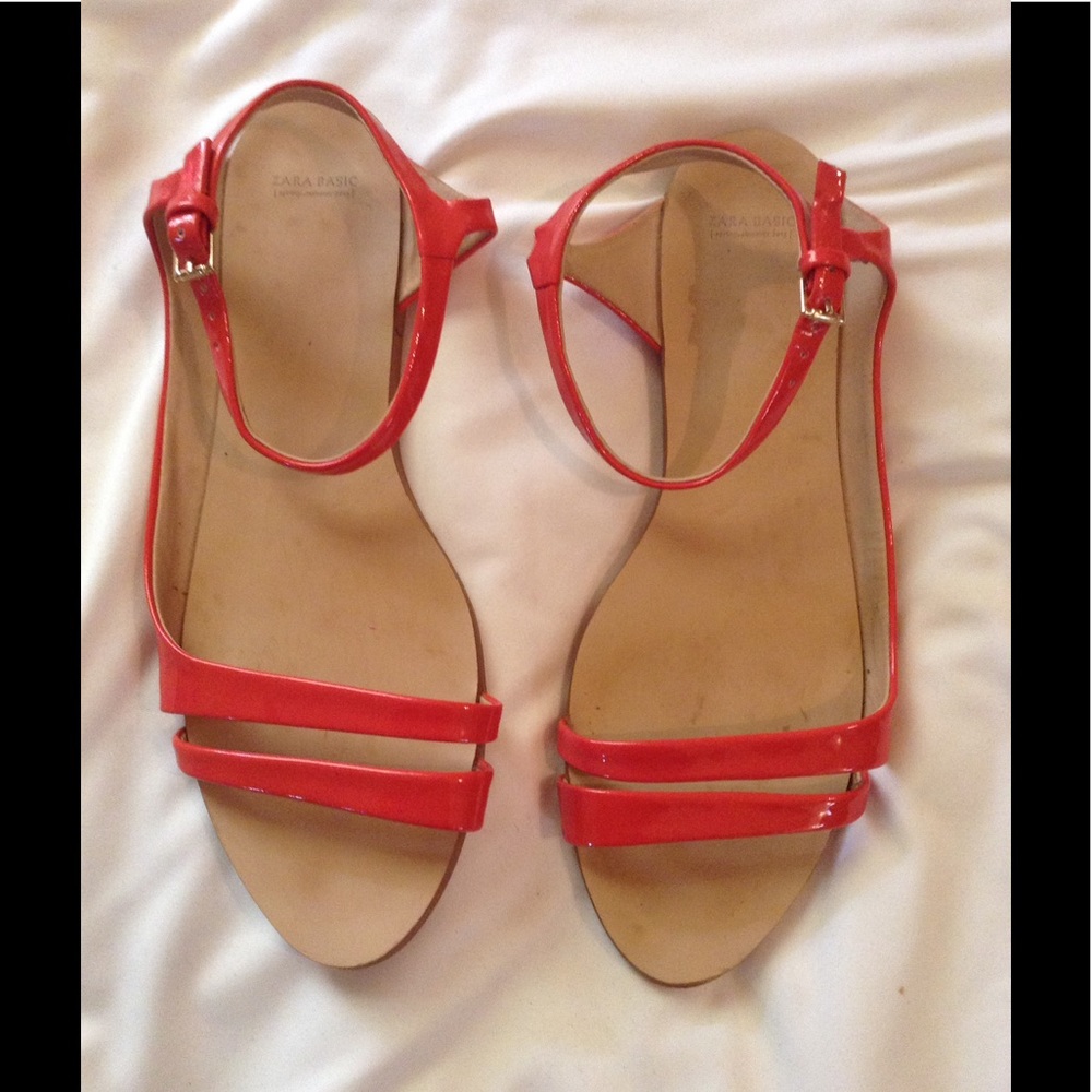 Zara Coral Sandals