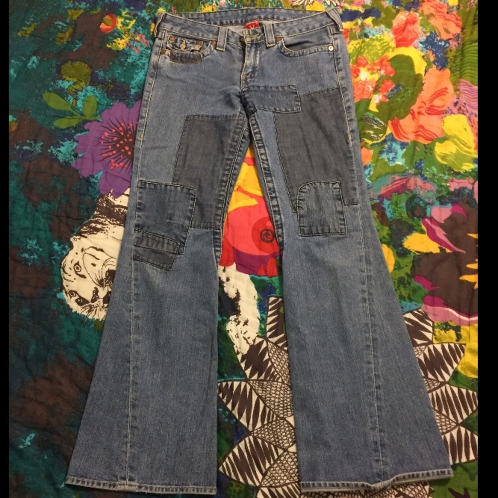 True Religion Joey Patchwork Flare