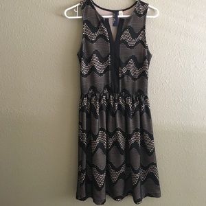 Blue rain sleeveless dress