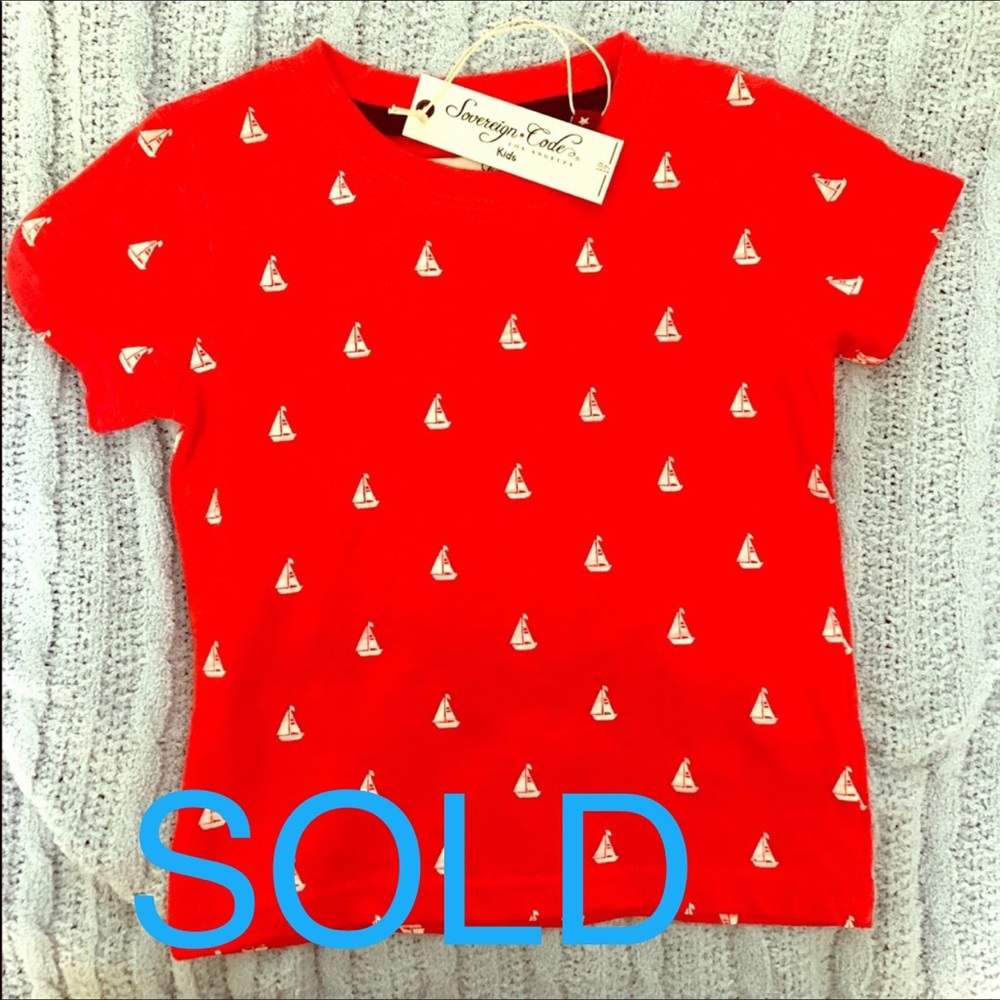 Sovereign Code Kids sailboat shirt