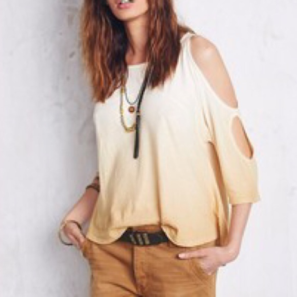 Free People off the shoulder ombré top
