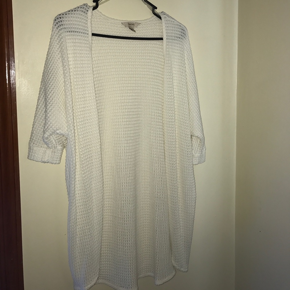 Cream cardigan