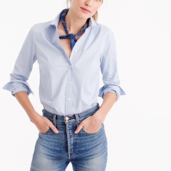 WHITE Haberdashery JCrew button down - Picture 1 of 5