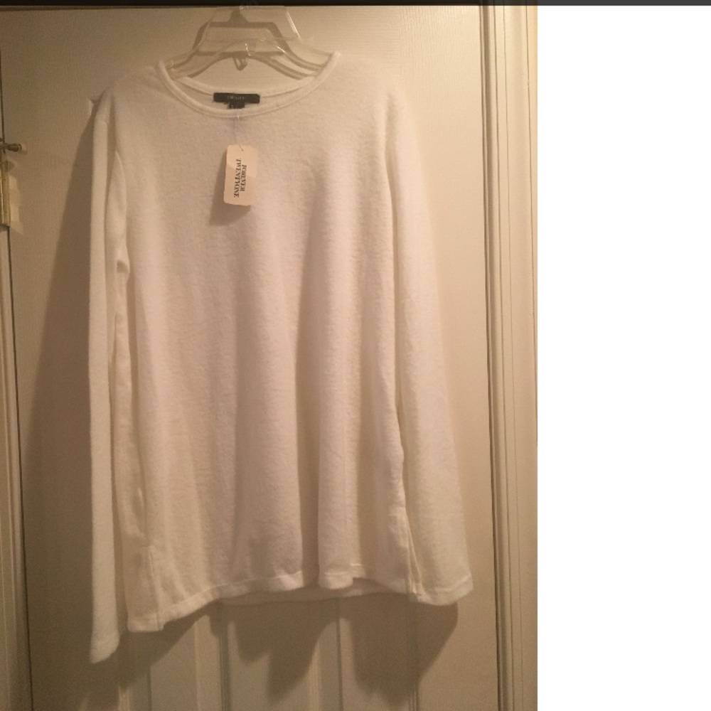 White knit top