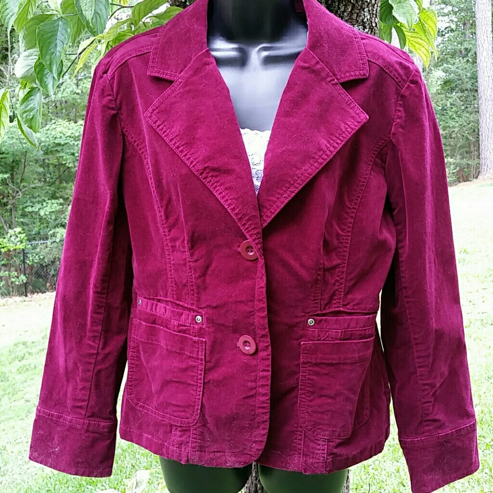 Chico's Uncut Corduroy Jacket