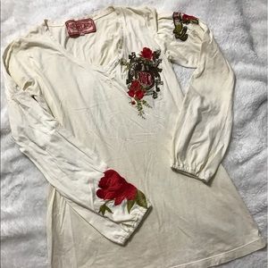 Jhonny was flower long sleeve