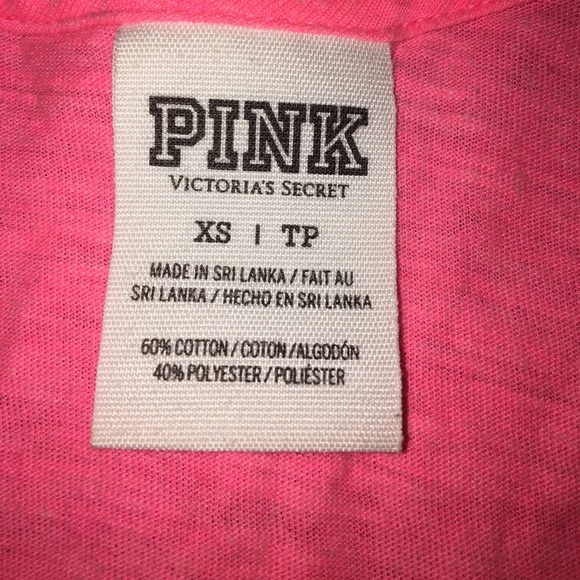 PINK Vneck, Hot pink. Size can - Picture 3 of 3