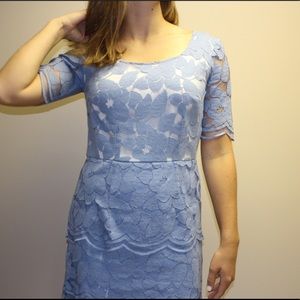antonio melanie baby blue lace dress