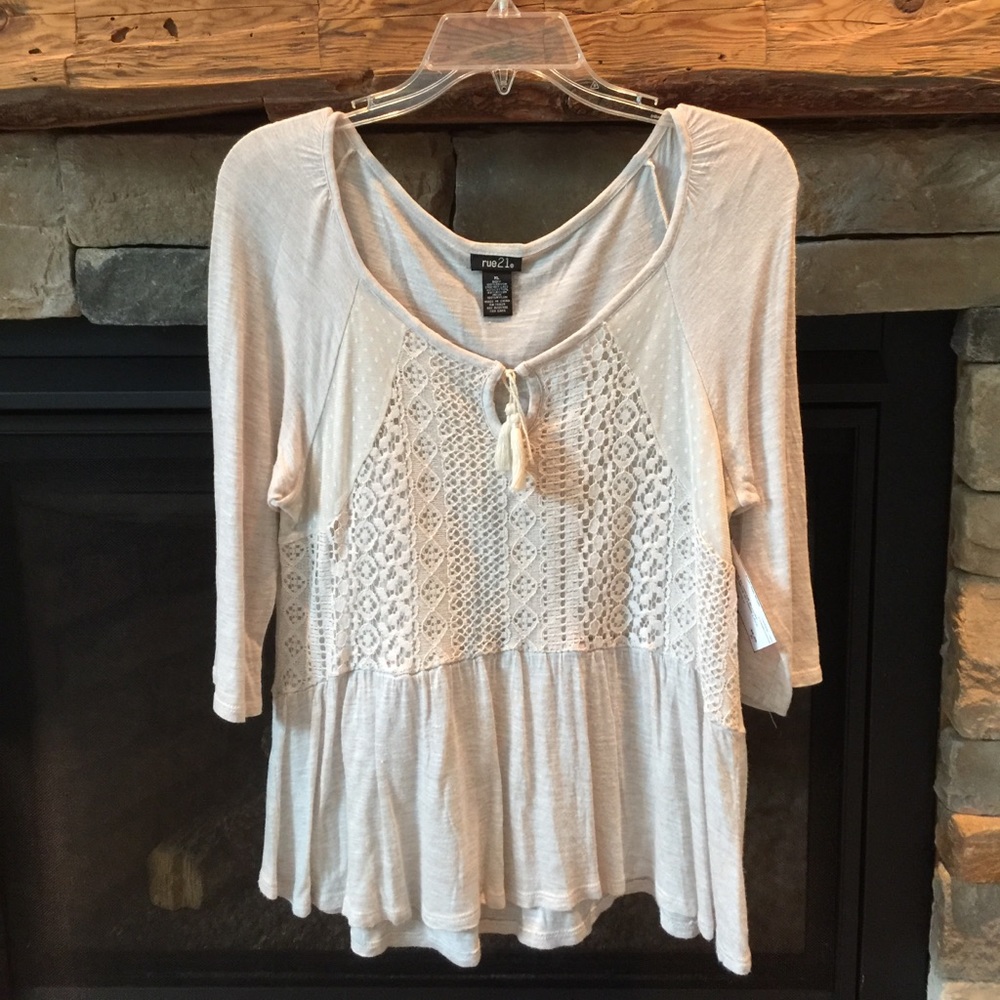 Cream Blouse