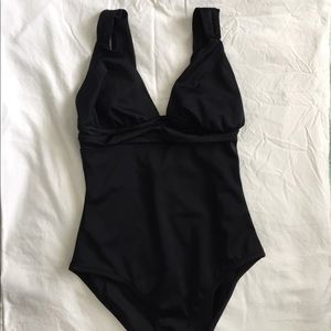 J.Crew Black One Piece Swimsuit 6D