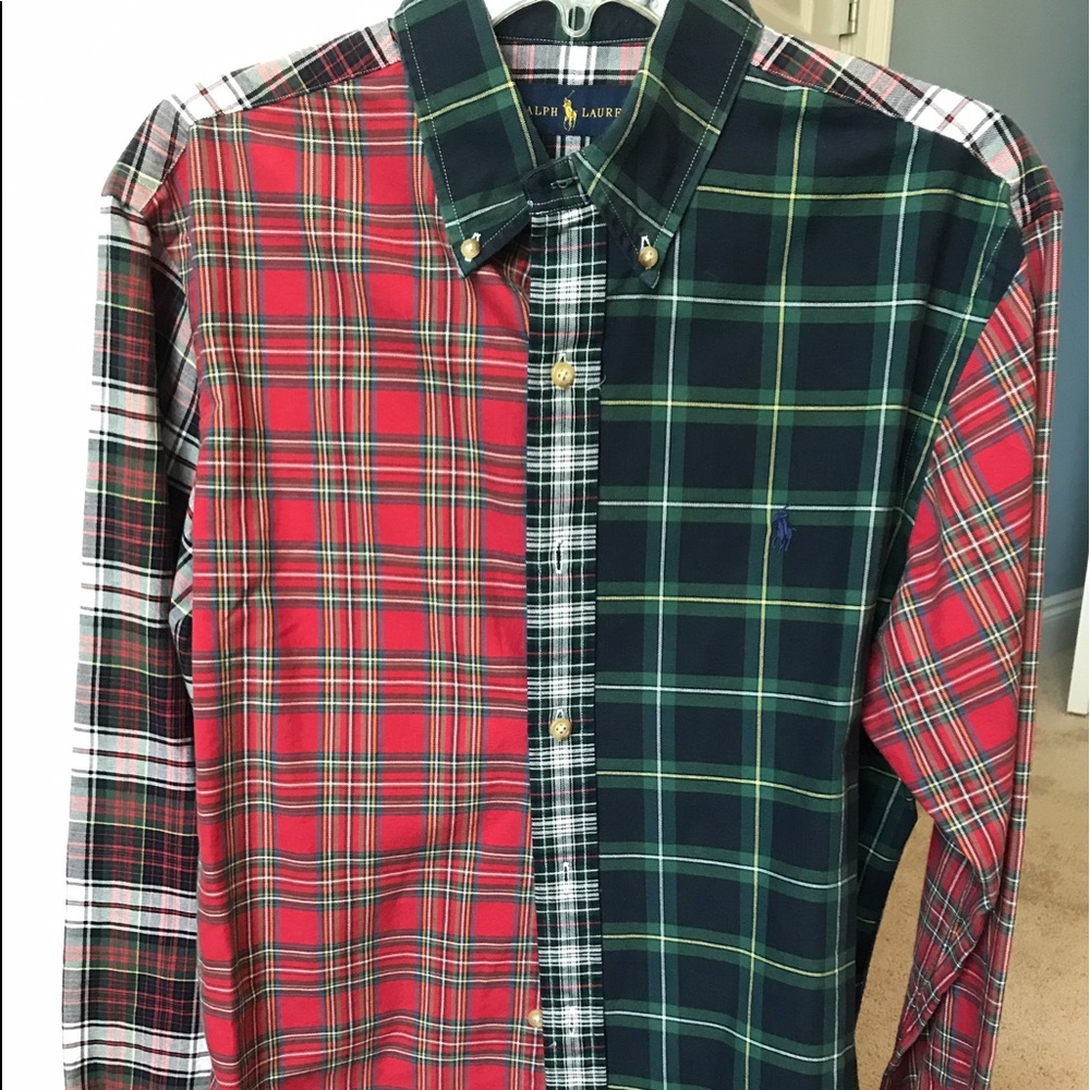 Ralph Lauren Multi-Plaid Oxford Button Down