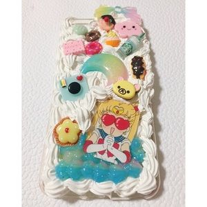 🎀Handmade Decoden Whipped cream case-Sailor Moon