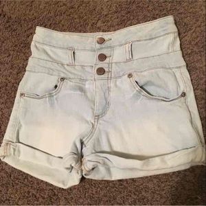 High waisted shorts