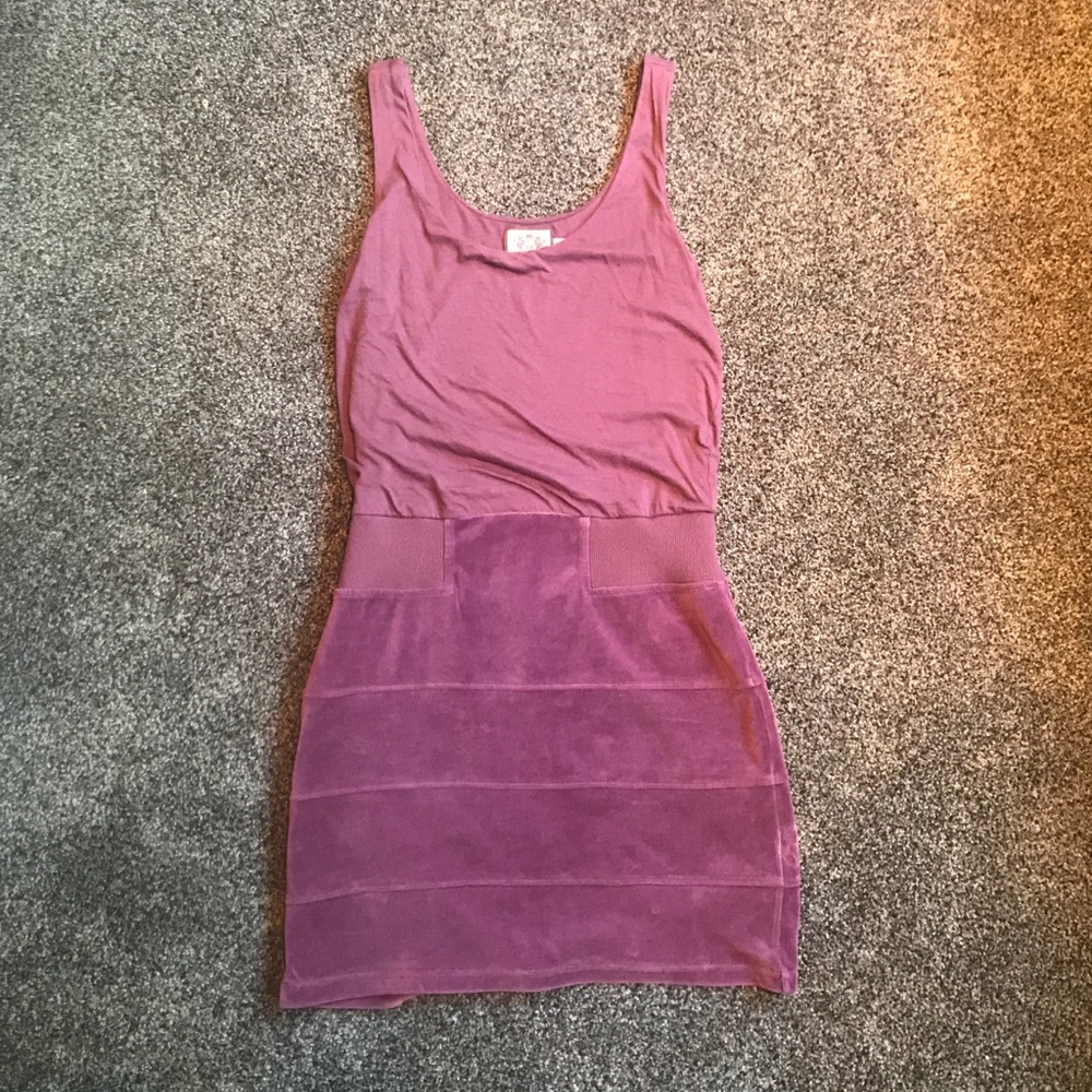 Juicy Couture maroon mini dress