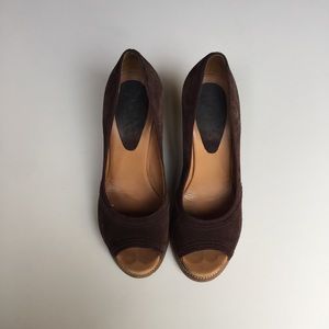 Michael Kors suede wedges 6.5