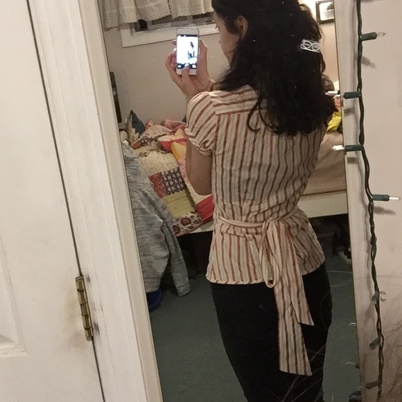 Red and White Striped Shirt - Picture 4 of 4