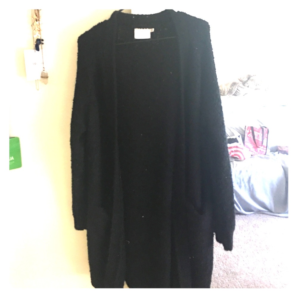 Super cozy black oversized sweater.