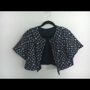 DVF reversible cropped jacket.