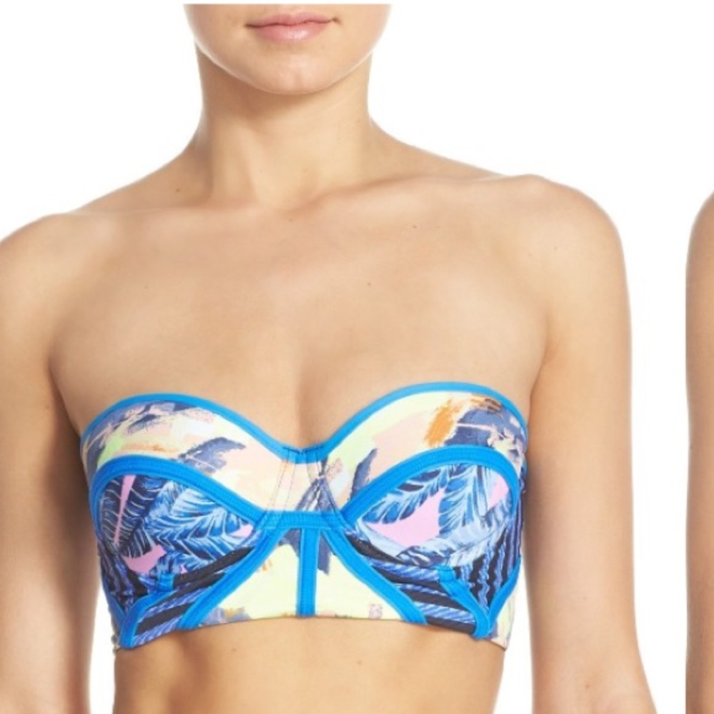 Maaji Tropic Cubism Bustier Top