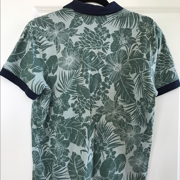 Brooks Brothers Floral Polo Medium - Picture 2 of 3