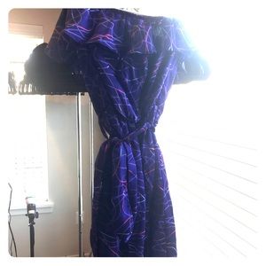 Fun, Flirty, Silky purple dress