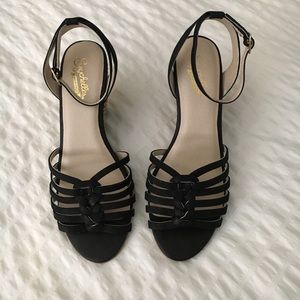Seychelles Heritage Black Wedges