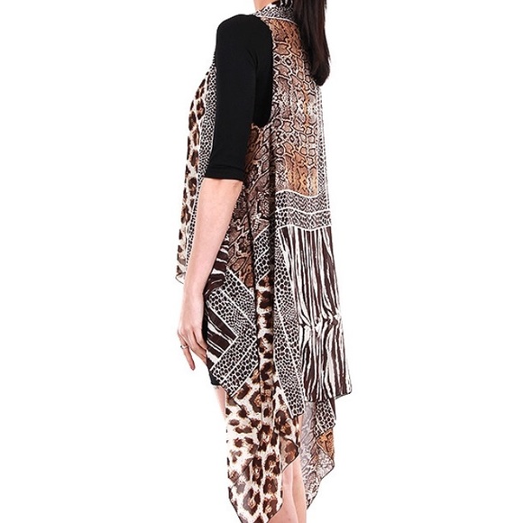 Scarf Vest Cover-up - Picture 2 of 3
