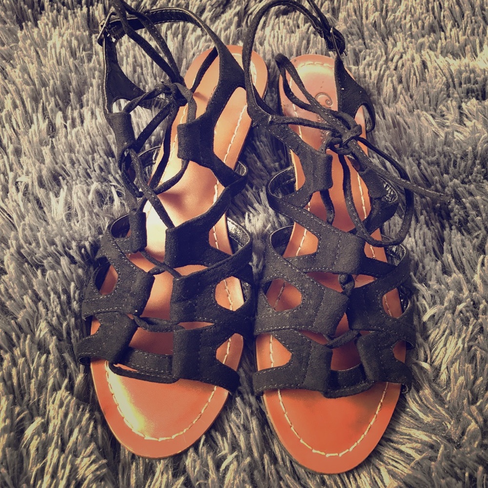 Black sandals