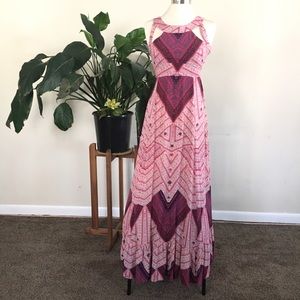 Free People- lace up back, dress.