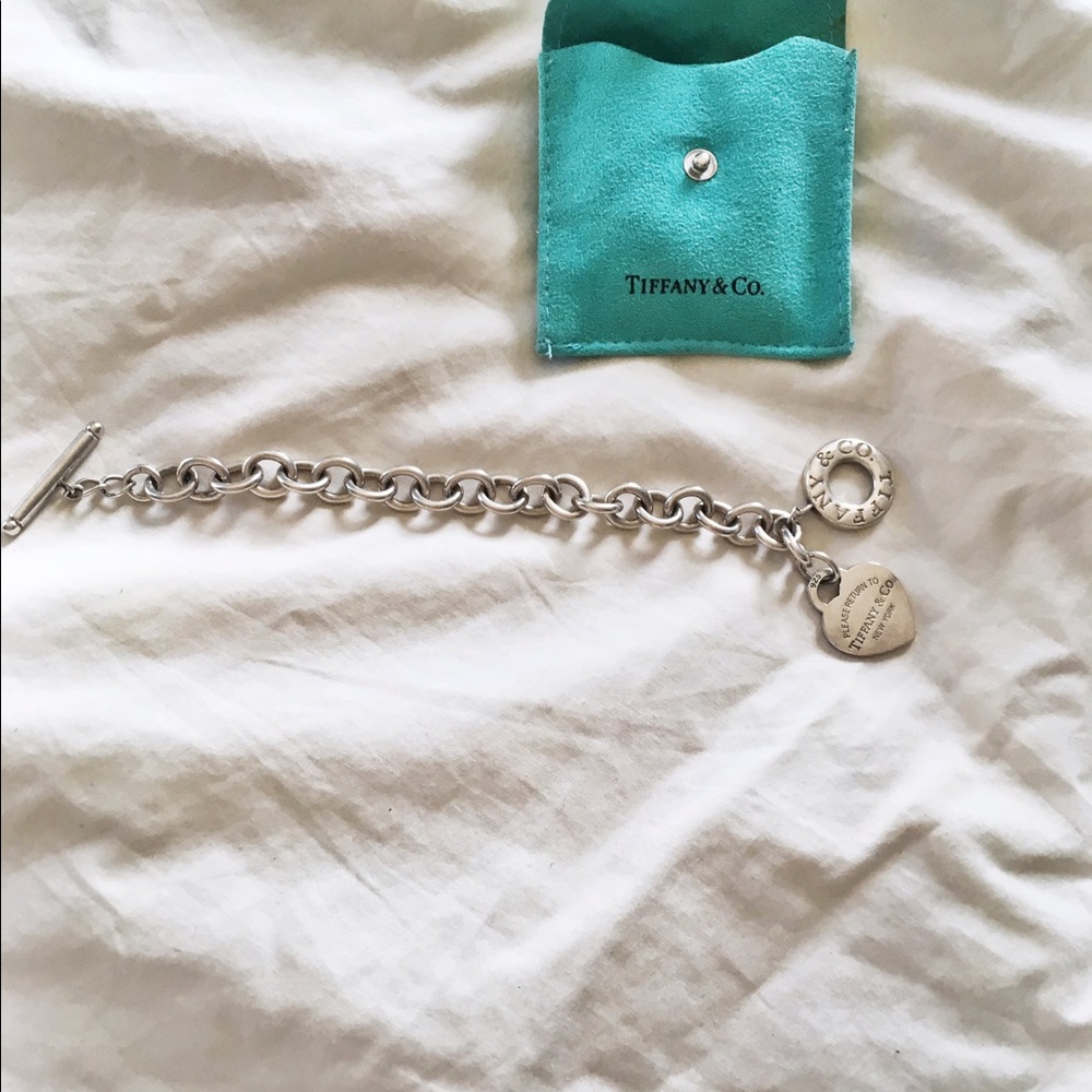 Tiffany and Co. Toggle heart bracelet