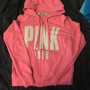 Pink full zip