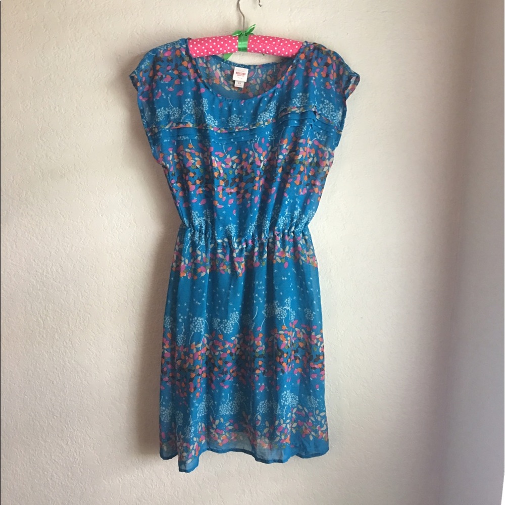 Sheer floral dress