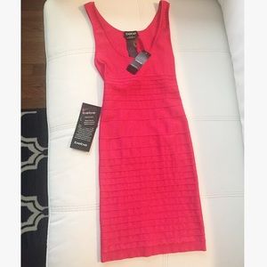 Bebe dress - pinkish red size small