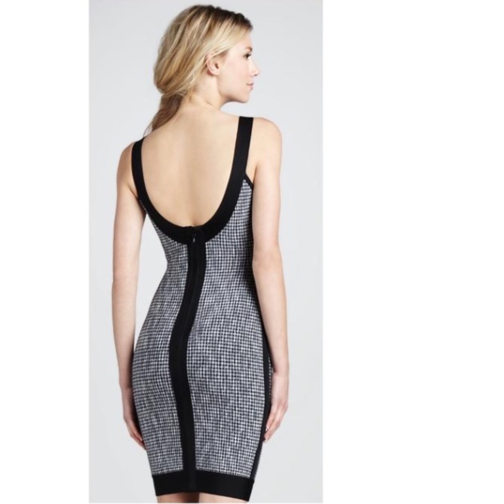 🎉HP💌 NWOT Herve Léger "Hope" Houndstooth bandage - Picture 2 of 7