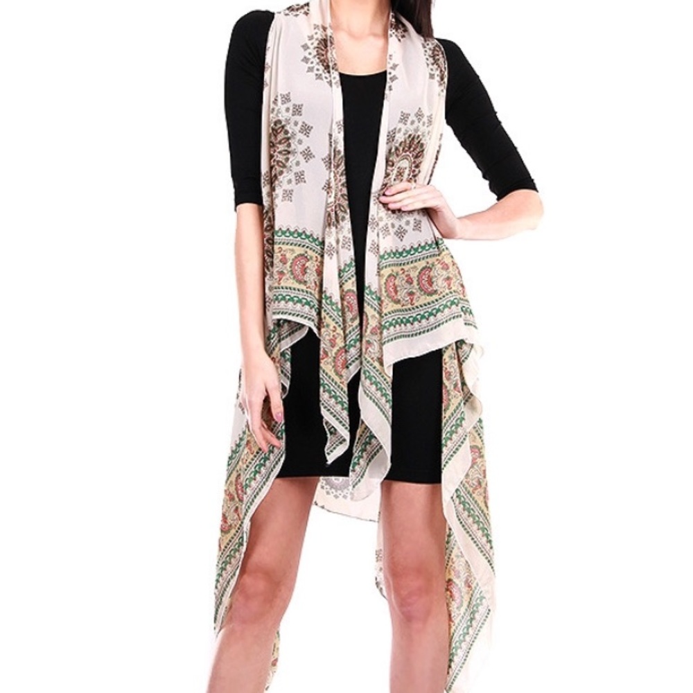 Scarf Vest Cover-up Wrap