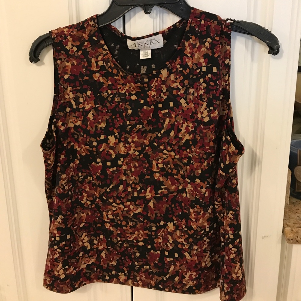 Casual Corner Annex petite large sleeveless blouse