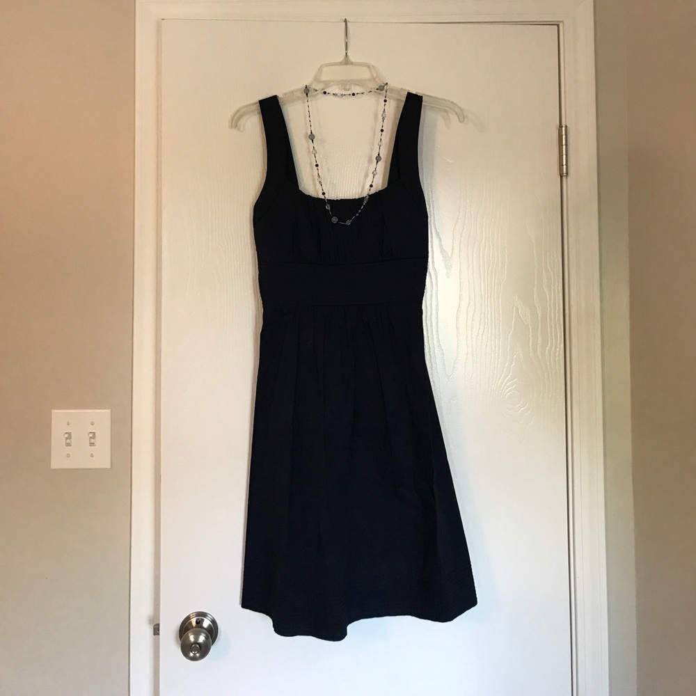Navy blue sun dress