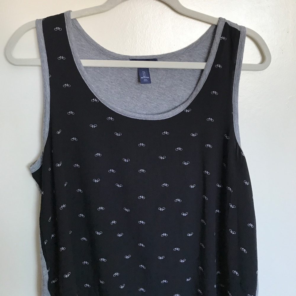 GAP Tiny Bicycles Graphic Sleeveless Flowy Top
