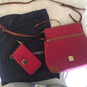 Dooney & Bourke Crossbody with matching Wallet