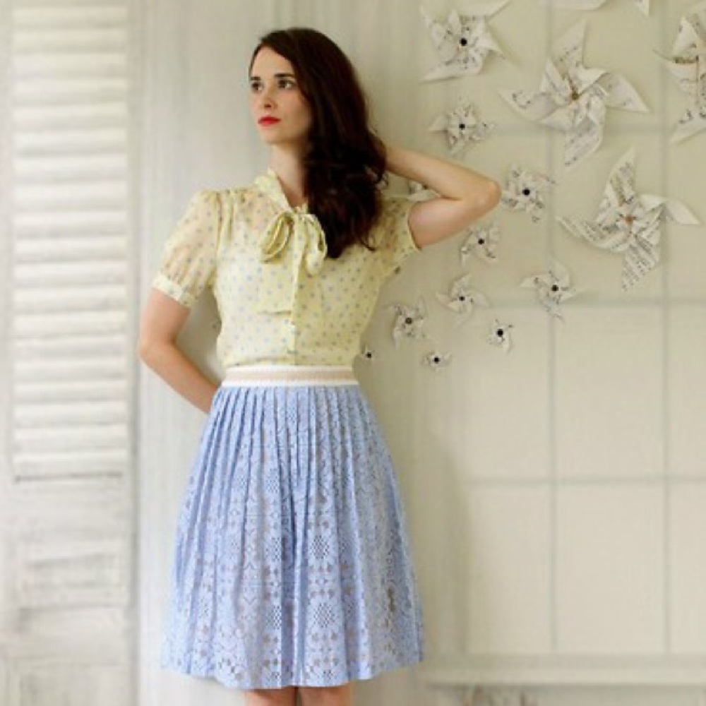 English Factory Camilla Lace Skirt